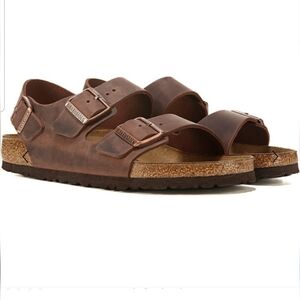 Birkenstock Milano Men's Leather Sandals Size 43 US 9.5/10